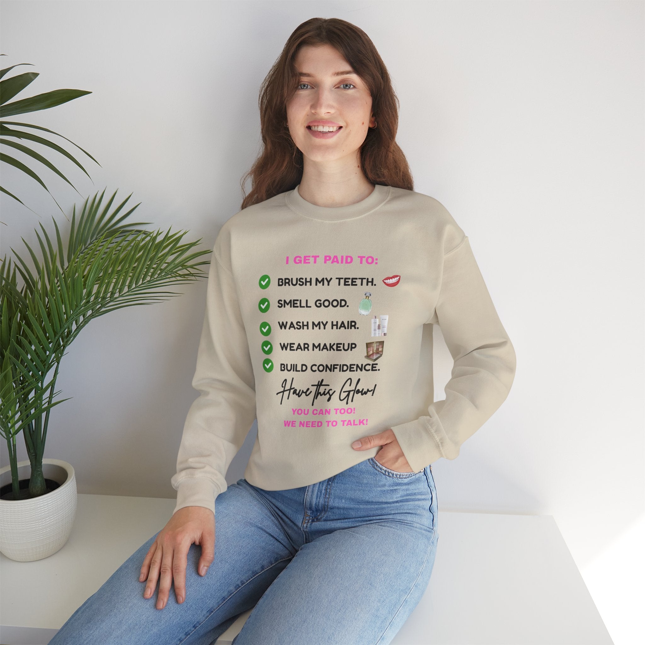 Do you get paid to... Unisex Heavy Blend™ Crewneck Sweatshirt