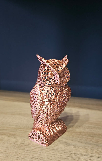 Decorative Owl Statue - Voronoi Style - Danielle and Jason Baker LLC - Danielle Baker's Boutique