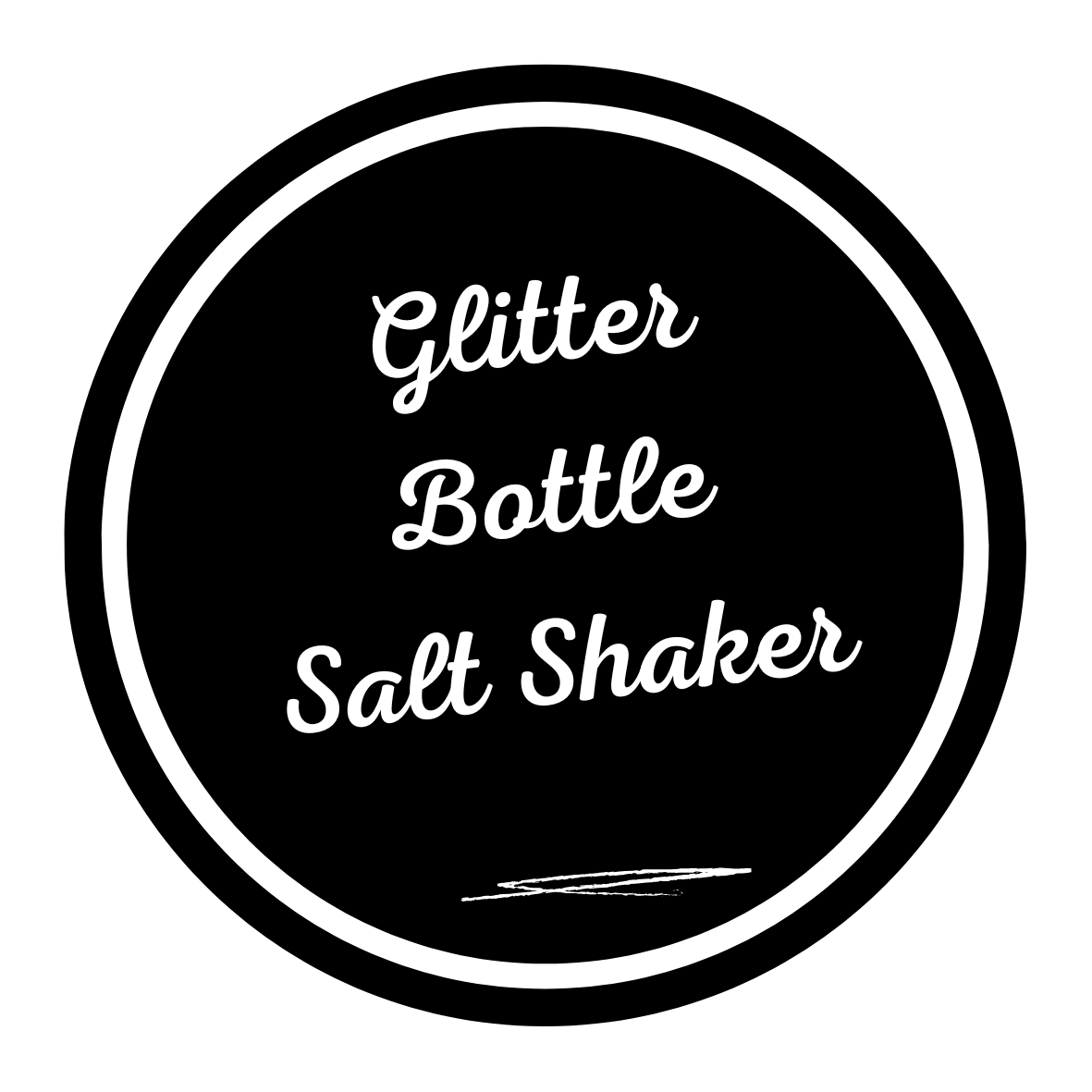 Salt Shaker-Themed Glitter Dispenser