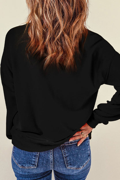 Rhinestone LOVE Long Sleeve Sweatshirt