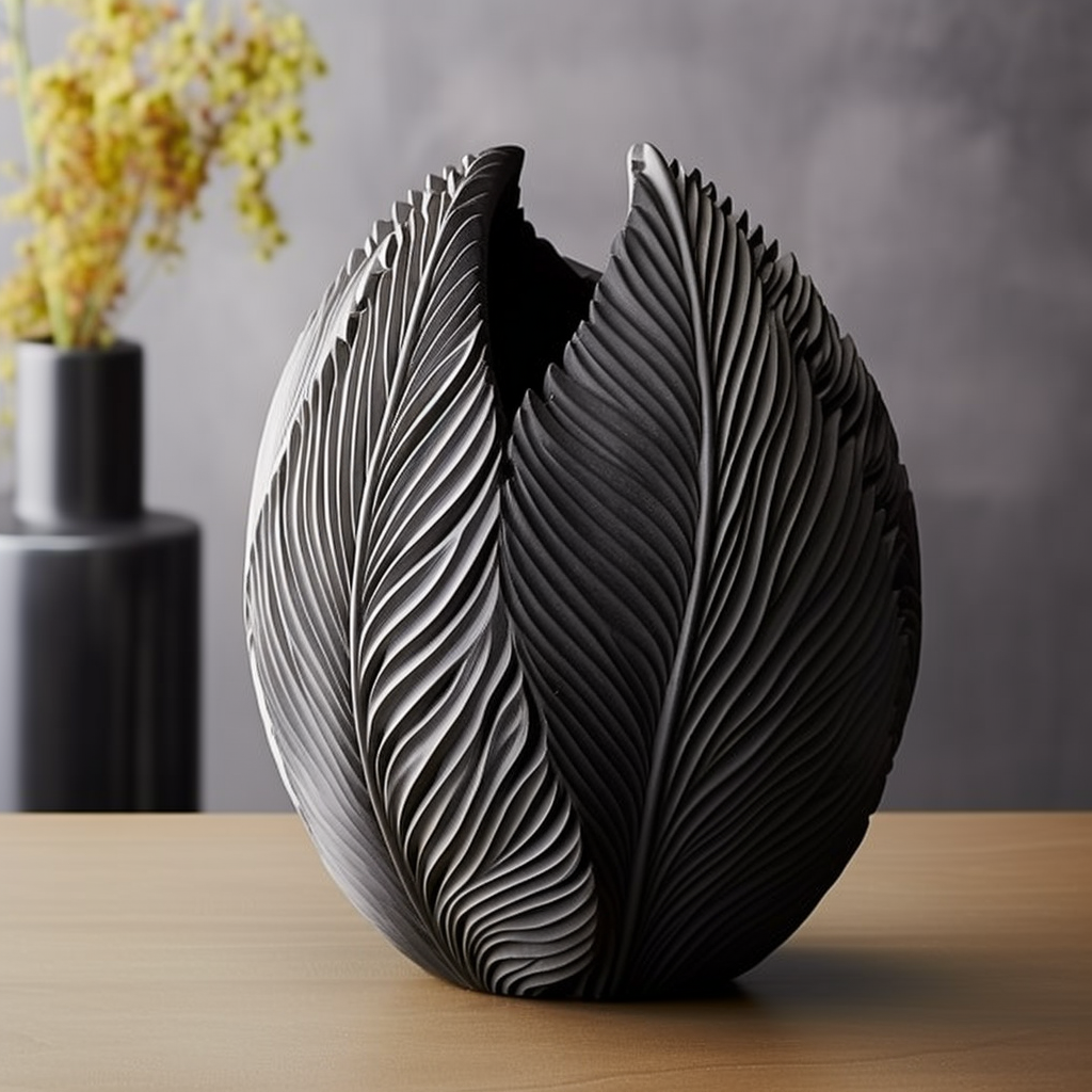 Apulia Vase - Unique Decorative Vase for Home Decor - 3D Print Centerpiece- Used for Faux, Dried and Preserved Flowers & Plants - Danielle and Jason Baker LLC - Danielle Baker's Boutique