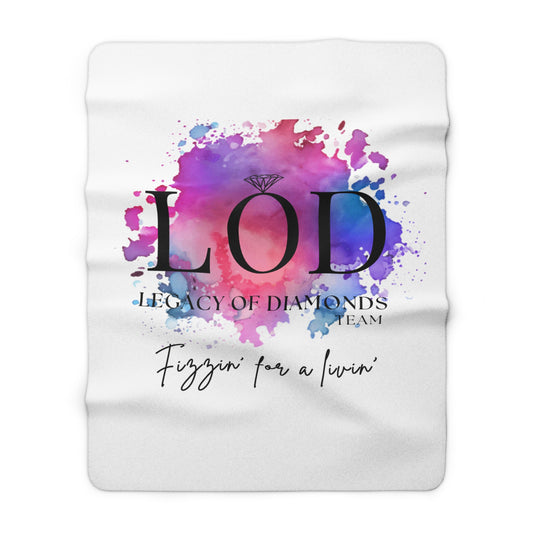 LOD Team Sherpa Fleece Blanket