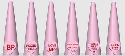 HOLIDAY -LIMITED EDITION RING CONES - Custom 3D Printed