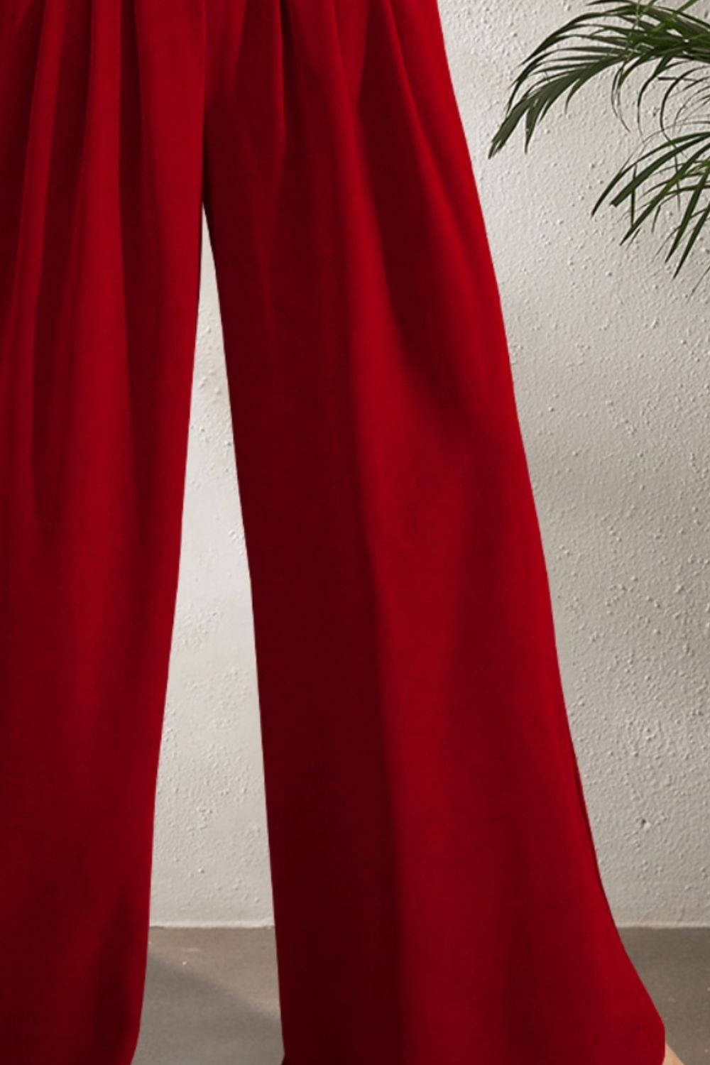 Pocketed High Waist Wide Leg Pants - Danielle and Jason Baker LLC - Danielle Baker's Boutique