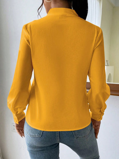 V Neck Long Sleeve Top