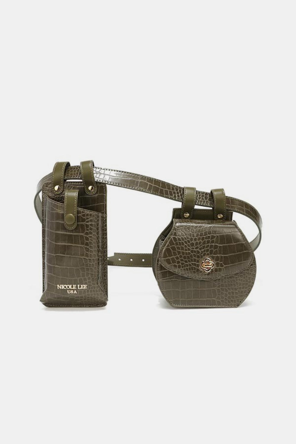 USA 2 Piece Texture Belt Bag