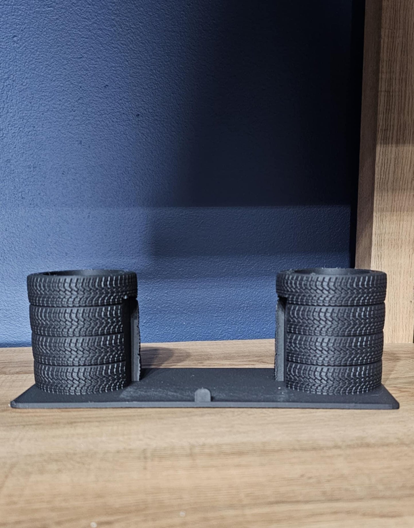 Tire Stack Business Card Holder and Pen Holder| Car Guys | Mechanic | Desk Organizer | Desk Organization | Father's Day Gift | Racing