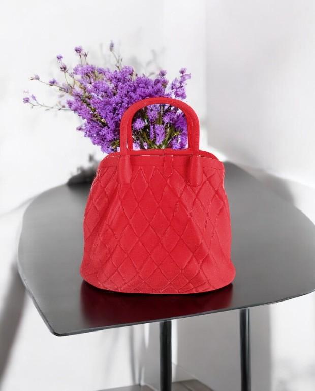 The LUXE Handbag Purse - Unique Decorative Vase for Home Decor - 3D Print Centerpiece- Used for Faux, Dried and Preserved Flowers Luxury