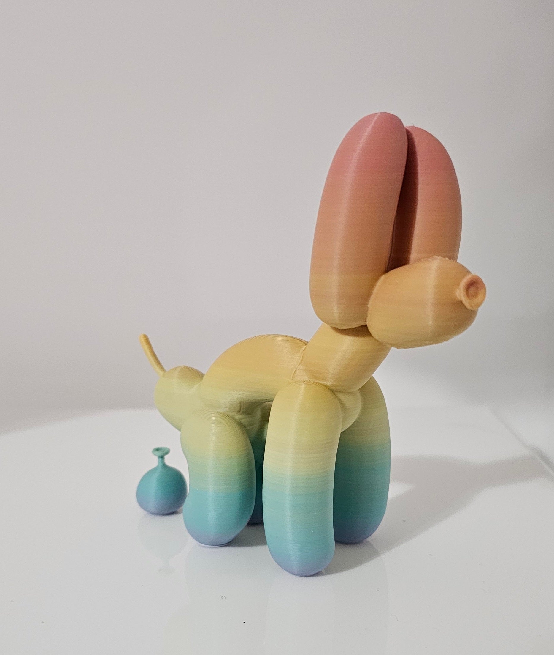 Pooping Balloon Dog Figurine Statue Sculpture | The Gift | As seen on Tik Tok, 3D printed Animal, Dog Lover, ornament, decor, funny - Danielle and Jason Baker LLC - Danielle Baker's Boutique