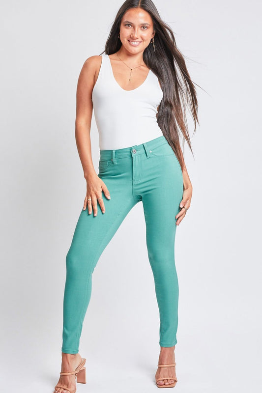 YMI Jeanswear Full Size Hyperstretch Mid-Rise Skinny Pants - Danielle and Jason Baker LLC - Danielle Baker's Boutique