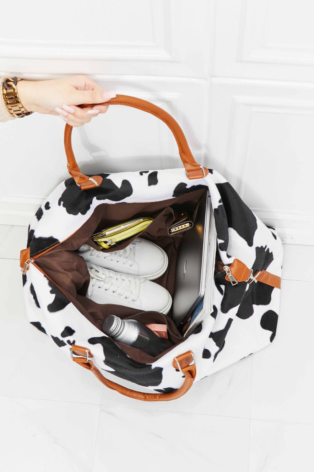 Animal Print Plush Weekender Bag - Danielle and Jason Baker LLC - Danielle Baker's Boutique