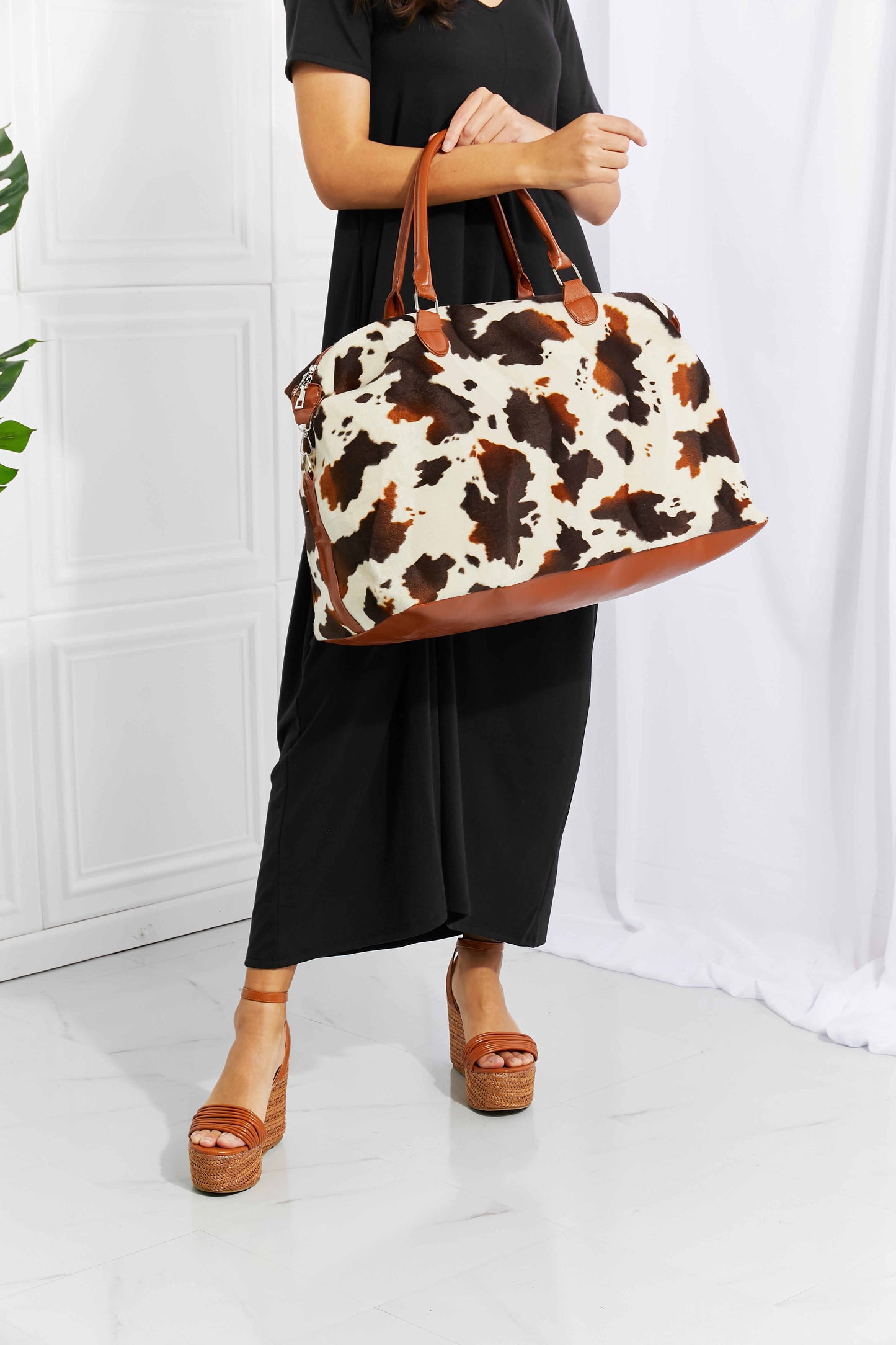 Animal Print Plush Weekender Bag - Danielle and Jason Baker LLC - Danielle Baker's Boutique