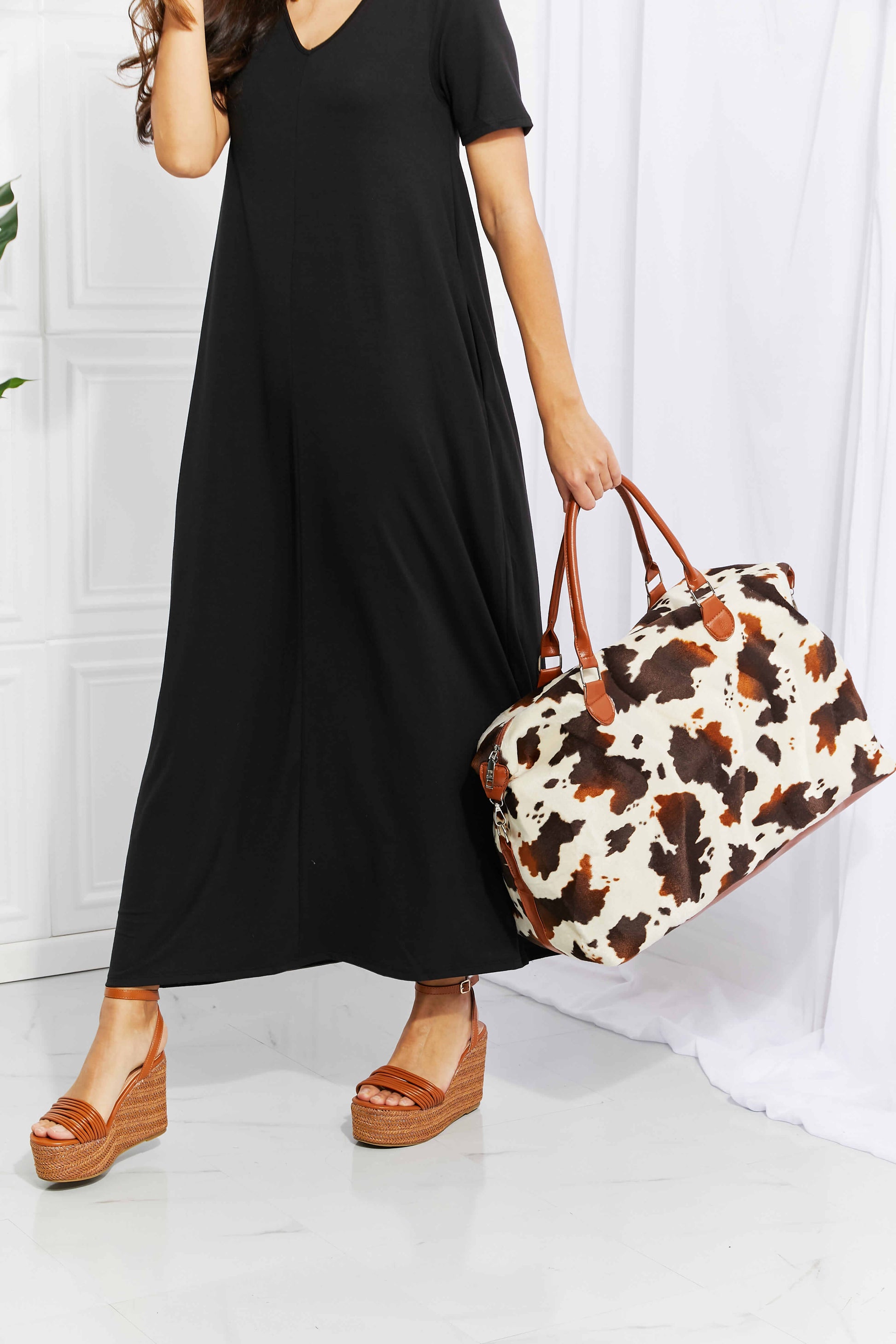 Animal Print Plush Weekender Bag - Danielle and Jason Baker LLC - Danielle Baker's Boutique